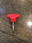 Snap On SSDMRT1R T-handle Ratcheting Magnetic Stubby Screwdriver Red. Fixed Price $127.95.