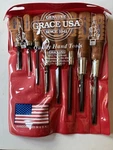 Grace Usa Gunsmith Screwdriver Set Wood Handle Flat/slotted 8PC Pn: #HG-8. Fixed Price $36.99.
