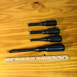 Insulated Tools Cohardite Screwdriver Slotted Nut 1/2" & 3/8" 4PCS. Fixed Price $24.99.