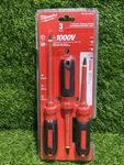Milwaukee Insulated Screwdriver Set 3-PIECE Phillips Slotted Ecx 1000V Tested. Fixed Price $32.00.