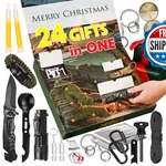 Veitorld Gifts For Dad Him Christmas - Survival Gear And Equipment 12 In. Fixed Price $50.37.