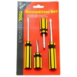 Tool Essentials Screwdriver Set Slotted And Phillips (4 Pack). Fixed Price $8.96.