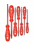 Felo Insulated Screwdriver Set 7 Pc Slotted Phillips Deu 51401. Fixed Price $60.98.