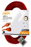 Hdx Indoor, Outdoor Extension Cord, 16 Gauge, Amp, 125 Volt, Orange - 100 Ft.. Fixed Price $29.97.