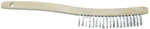 Wire Scratch Brush, X 19 Rows, Stainless Steel Bristles - No. 11389. Fixed Price $6.95.