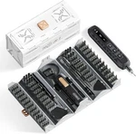 Electric Screwdriver Kit, 181 Mini Precision Medium, Gold. Fixed Price $55.81.