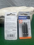 Kobalt 0459014 3PC Slotted Screw Bit Tip Set 2" Long - Packs. Fixed Price $15.56.