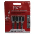 Milwaukee Tool 49-66-4526 Shockwave 7/16" X 1-7/8" Magnetic Nut Driver, 3-PACK. Fixed Price $12.94.
