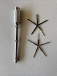 Vintage Stanley Yankee No. 03-043 Push Drill With 10 Bits Made Usa. Fixed Price $30.00.