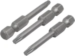 Uxcell 1/4" Hex Shank T15 Magnetic S2 Torx Screwdriver Bits 50MM Length Gray 3PC. Fixed Price $13.99.