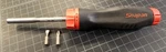 Snap On Tools SGDMRC44B Red Soft Grip Ratcheting Screwdriver W/ 2 Bits Usa New!. Fixed Price $97.95.