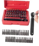 Mini Ratchet Set, 34 Pcs, 1/4-INCH Drive, Cr-v Steel, Security Bit Right. Fixed Price $24.98.