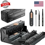 Precision Screwdriver Set With 21 Kinds Of 160 Magnetic Bits, Jakemy Multi-bits. Fixed Price $64.79.