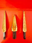 New - Irwin Unibit 502T Titanium Nitride Coated Step Drill Set 1T, 2, 3T. Fixed Price $59.99.