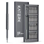 Katerk 25-IN-1 Screwdriver Set, Magnetic Small Precision, 24 Bits. Fixed Price $16.12.