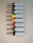 Vtg Craftsman 8 Pc Metric Stubby Nut Driver Set Usa -h- Series Good Cond! (read). Fixed Price $99.99.