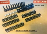 Craftsman Magnetic Handle 1/4 In 43373 Nut Driver Bit Set 63 Pc Star Square+-hex. Fixed Price $30.00.