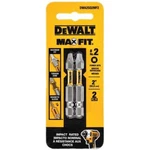 Dewalt Max Fit Square #2 In. Screwdriver Bit Set Steel Pk. Fixed Price $7.95.