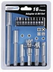 Best Deal Torquesmith 16 Piece Drive Bit And Socket Adapter Set 1/4" Hex. Fixed Price $13.19.
