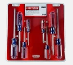 Craftsman 8 Piece Screwdriver Tool Set # 47136 Slotted Flat Phillips. Fixed Price $19.95.