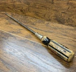 Vintage Great Neck Flat Head Screwdriver 18 Overall 12 Shank Wood Handle Usa. Fixed Price $15.40.