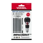 Vessel Manual Impact & Out Screwdriver 7PC Bit Set 238HWB7PU Japan Jis. Fixed Price $35.91.