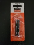 Simpson Strong-tie BIT25T-2-R2 T-25-2" Driver 2CT. Fixed Price $7.76.