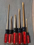Flat Head Screw Driver By Craftsman, Usa, New, 6PC.SET. Fixed Price $55.00.