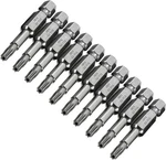 Xmhf 10 Piece 50MM Long 1/4 Inch Hex Shank T15 Torx Head Magnetic Screw Driver B. Fixed Price $27.81.