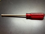 Xcelite L8 Extra Long Hollow Shaft Nut Driver,fixed Handle, 1/4" 6" Red. Fixed Price $5.99.