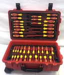Wiha 51 Piece Master Electrician Insulated Tool Set Rolling Hard Case. Fixed Price $799.99.