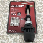 S. Husky 12-IN-1 Quick Load Ratcheting Screwdriver Brand New!. Fixed Price $12.50.