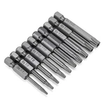 10PCS Torx Head Screwdriver Bit Set, Vakogal S2 Steel Magnetic Security Tamper. Fixed Price $22.19.