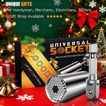 Socket Tools Gifts For Men Grip Set With Power Drill Adapter Stuff Gadgets. Fixed Price $13.15.
