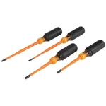 Klein Tools 4 Piece Slim Tip Insulated Screwdriver Set 1000V Rated Black Orange. Fixed Price $52.59.