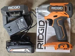 New Ridgid 18V Cordless 1/4" Impact Driver W/ 2AH Battery Model# R860021. Fixed Price $67.92.