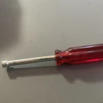 Vtg Williams 1/4" Sae Nut Driver Tool #8 Translucent Red Handle. Fixed Price $9.99.