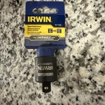 Irwin 1877498 Socket Adapter, 3/8" F X 1/2" M. Fixed Price $9.00.