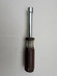 Stanley 7/16" Hex Nut Driver 61-114 Vintage Qty Used Clear Brown Chrome Usa. Fixed Price $8.00.