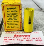 Starrett H1036 Safe-flex Hole Saw 13/16 21MM Nos W/ Box Usa. Fixed Price $18.22.