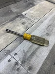 Vintage Craftsman 5/16 Nut Driver -v- No. 41972 Yellow Made Usa. Fixed Price $9.99.