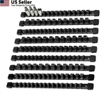 Amm 9-PIECE Socket Organizer, 1/2 Inch, 3/8 And 1/4 9PC, Black. Fixed Price $33.43.