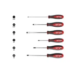 Phillips/slotted Flat Head Hex Screwdriver Set With Tri-lobe Handle (6-PIE. Fixed Price $28.70.
