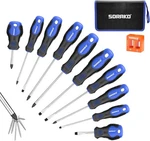 Sorako 12 Piece Magnetic Screwdriver Set 5 Phillips And Flat Magnetising Too. Fixed Price $26.64.