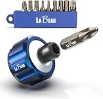 Labear 11PCS 1/4" Dr Palm Kit, Mini Finger Ratchet, Gear 1/4, Black. Fixed Price $19.94.