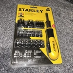 Stanley Ratcheting Screwdriver 29 Piece Set Lifetime Warranty, New. Fixed Price $15.00.