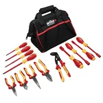 Wiha 32894 13 Piece Master Electrician's Insulated Tool Set Canvas Bag. Fixed Price $446.88.