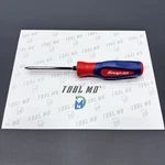 Snap-on Tools Usa New Red White Blue Phillips #2 Hard Grip Screwdriver SHDP42IR. Fixed Price $69.95.