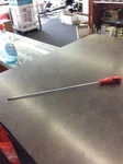 Mac Tools - Long Flat Tip Screwdriver, Red Handle Part# SDC15AR. Fixed Price $29.99.
