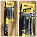 Nos Stanley 4-IN-1 Pocket Screwdriver W/magnetic Bits Phillips Flathead 66-344. Fixed Price $5.99.